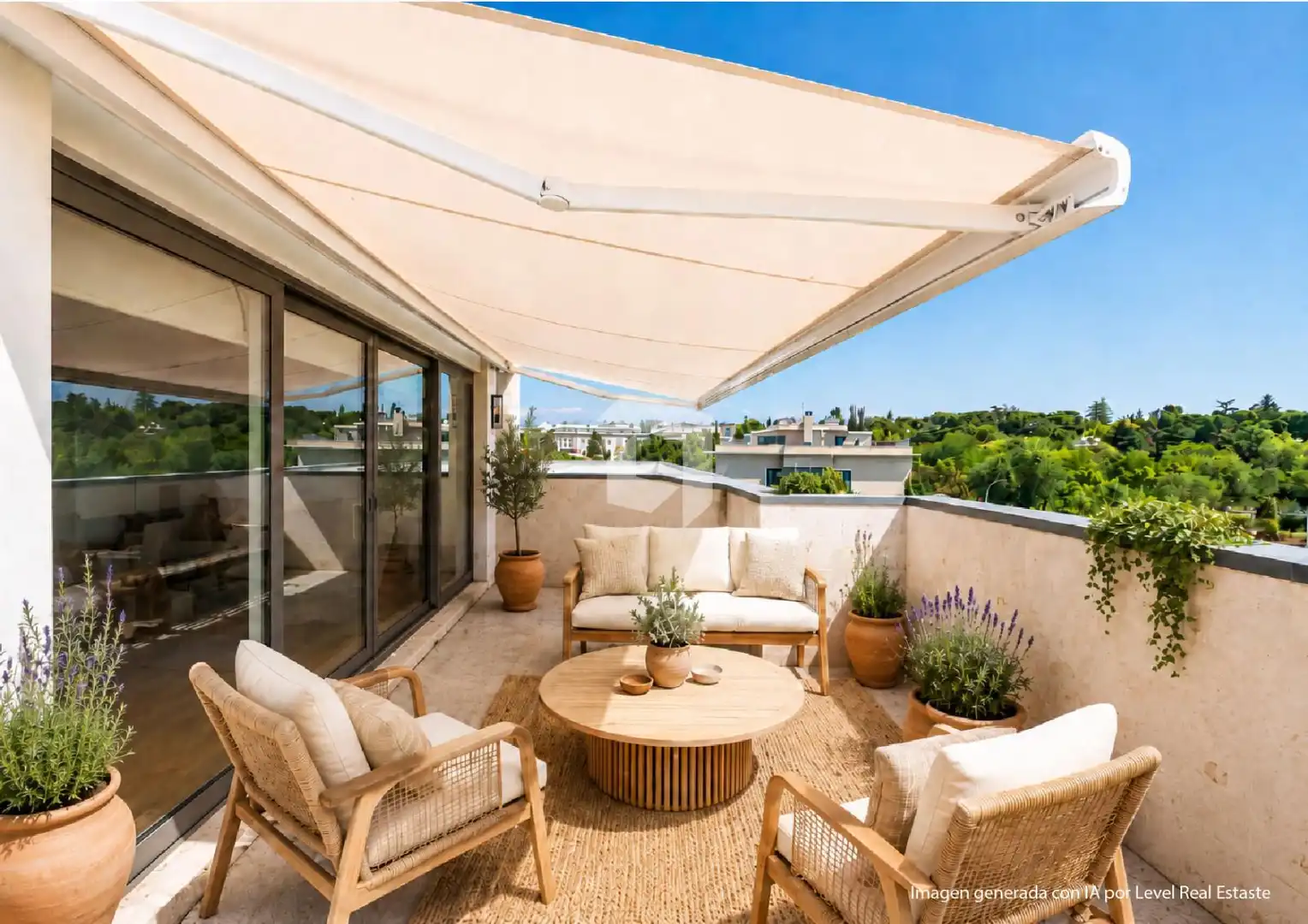 Terrace of Attic for sale in Madrid  with Air Conditioner, Heating and Parquet flooring