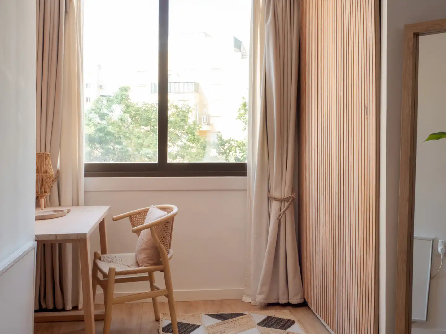 Schlafzimmer von Wohnungen zum Verkauf in  Palma de Mallorca mit Klimaanlage, Heizung und Terrasse