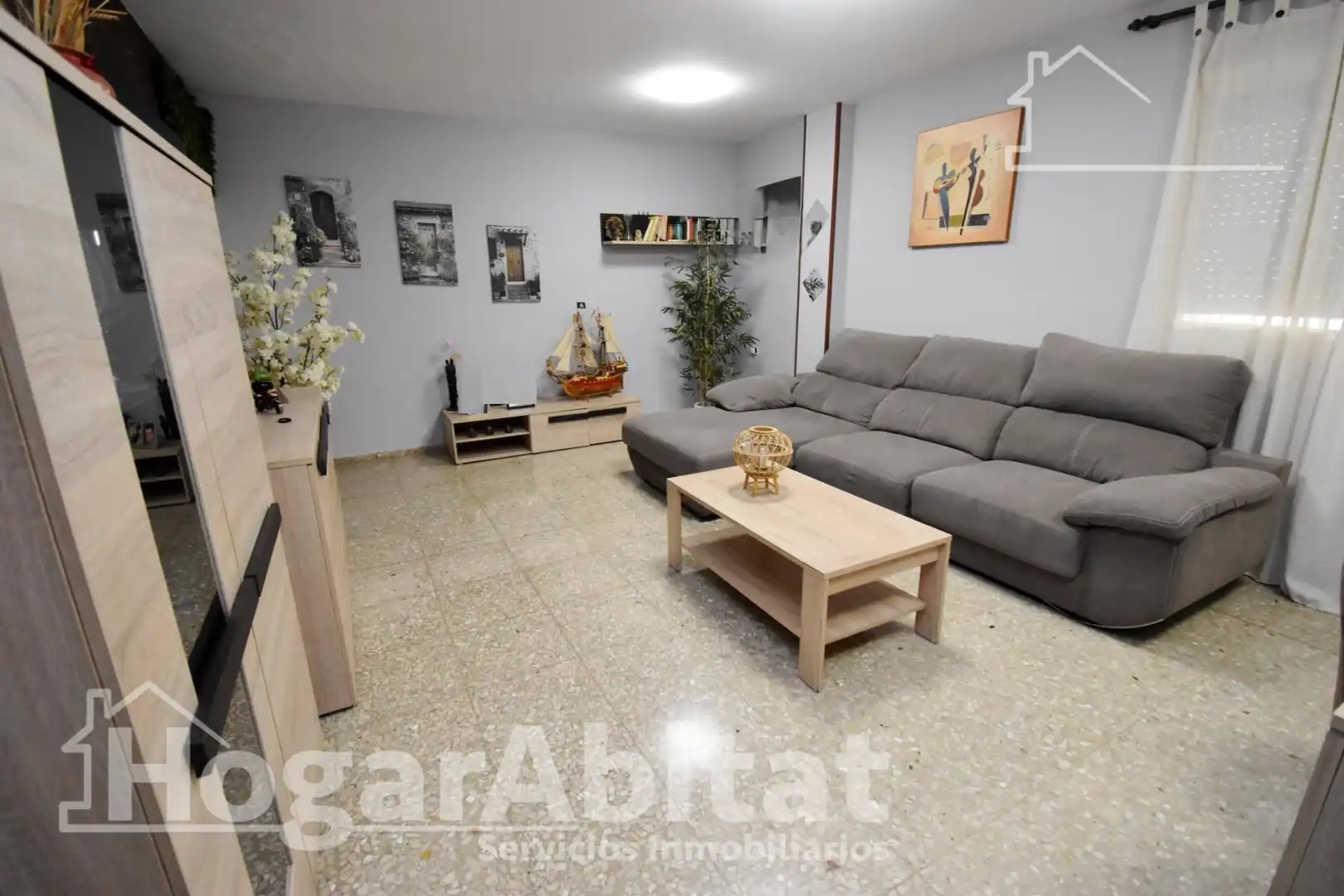 Sala d'estar de Pis en venda en Burriana / Borriana amb Calefacció i Traster