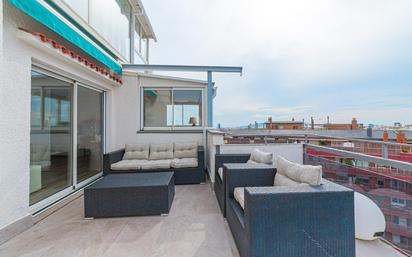 Terrace of Attic for sale in  Barcelona Capital  with Air Conditioner, Heating and Parquet flooring