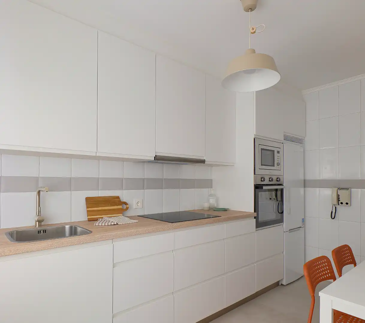 Cocina de Piso de alquiler en Avilés con Calefacción, Parquet y Terraza