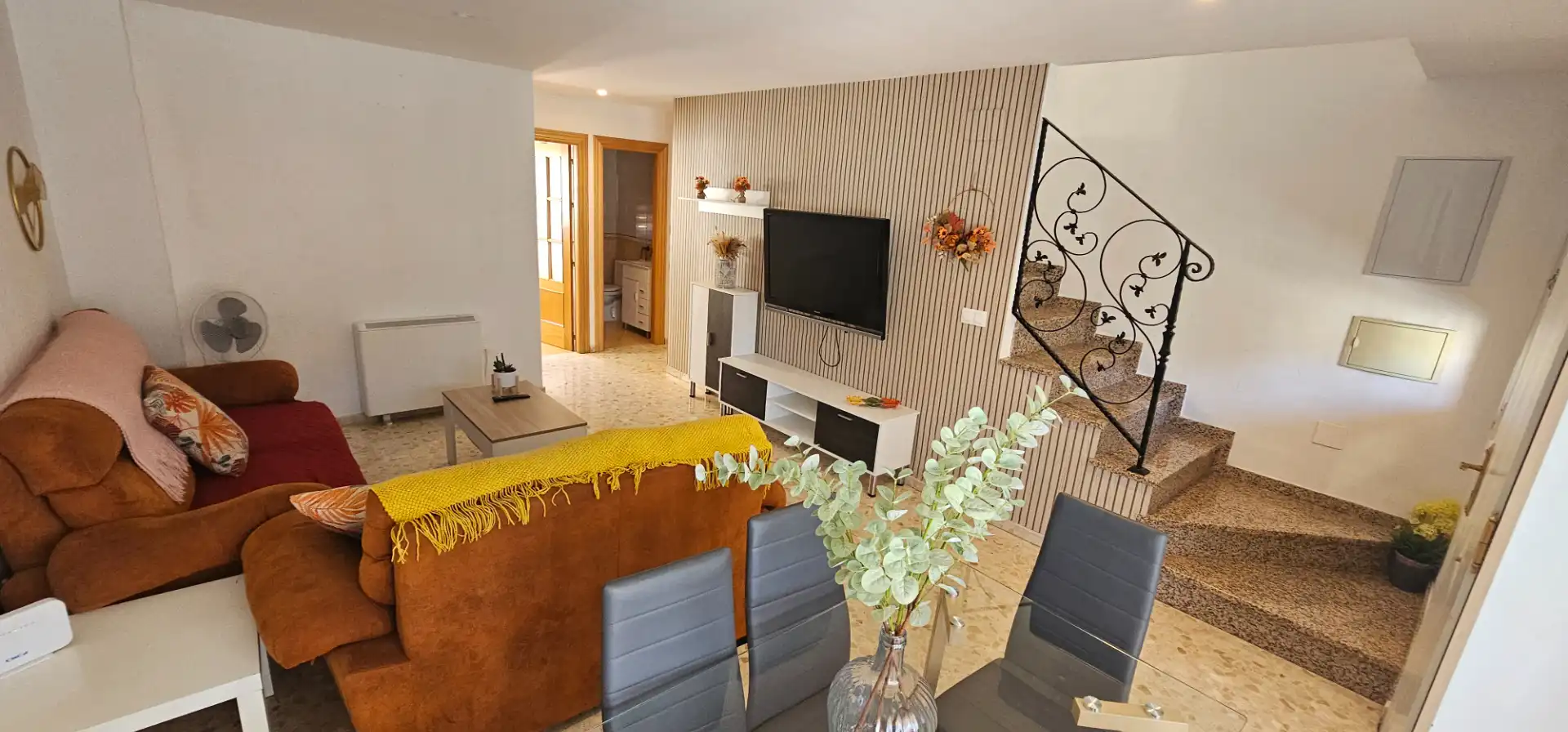 Sala d'estar de Casa o xalet de lloguer en Maracena amb Moblat