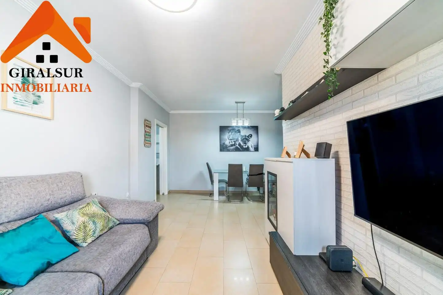Sala de estar de Piso en venta en Alcalá de Guadaira con Aire acondicionado y Trastero