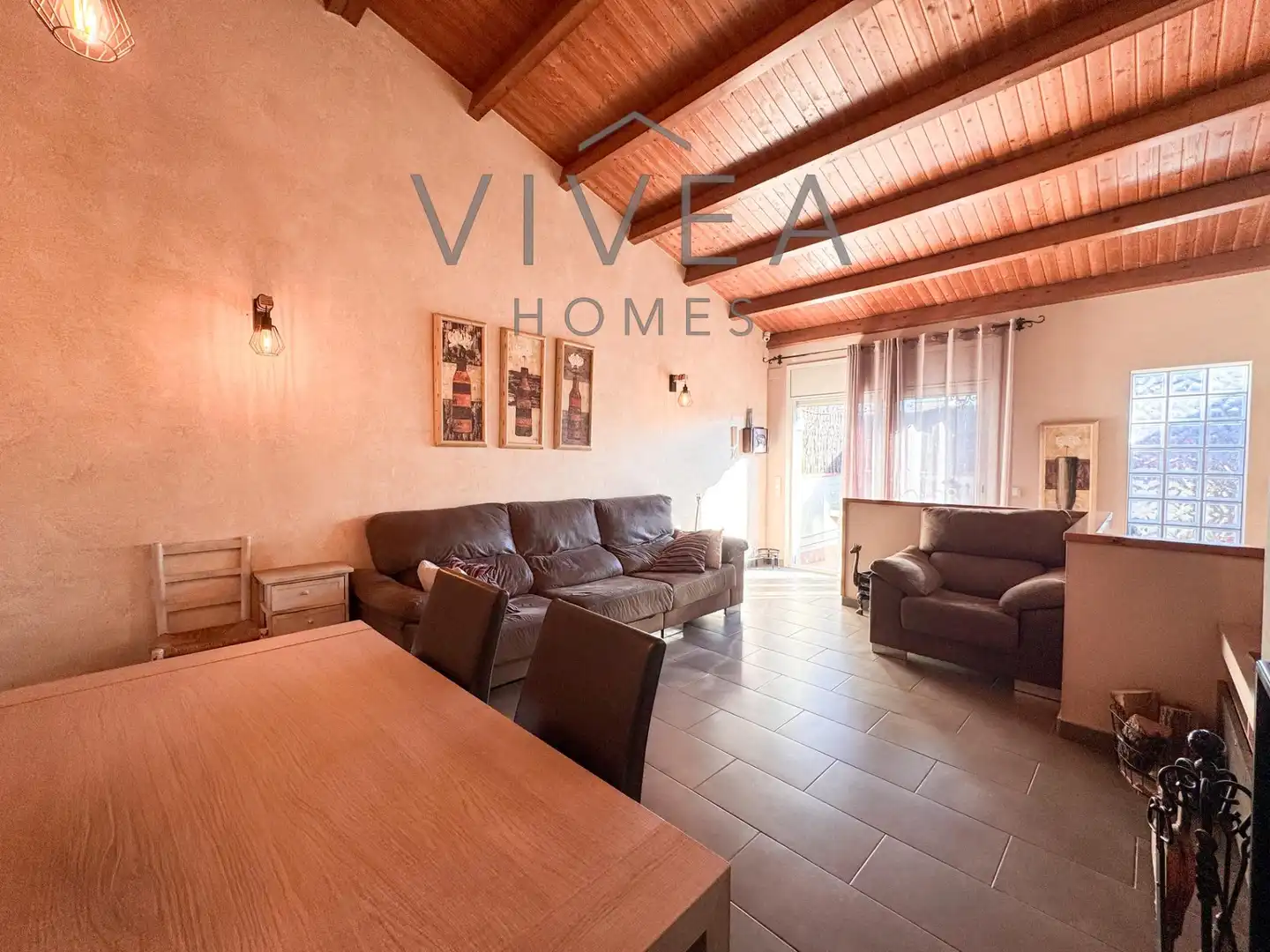 Sala de estar de Casa o chalet en venta en Sabadell con Aire acondicionado, Calefacción y Terraza