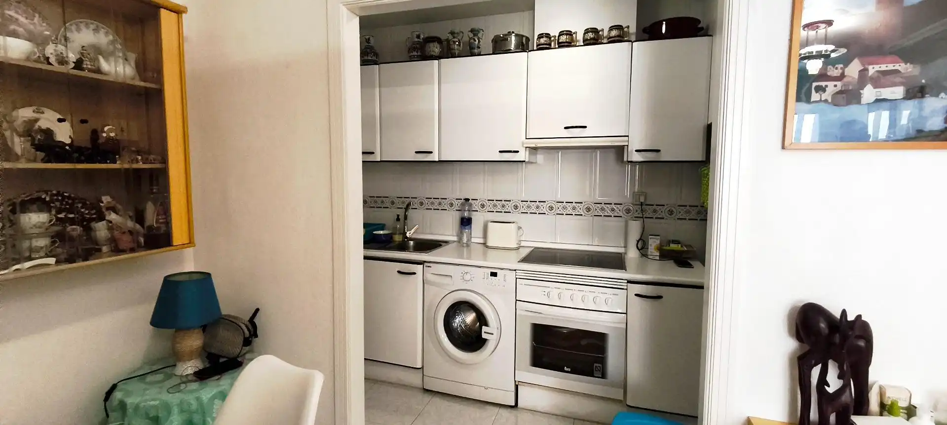 Kitchen of Apartments for sale in Santa Pola  with Air Conditioner, Terrace and Furnished