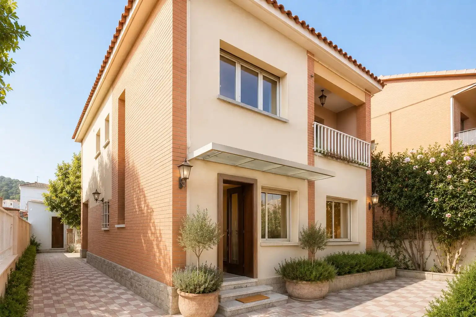 Vista exterior de Casa o xalet en venda en Montcada i Reixac amb Aire condicionat, Calefacció i Terrassa