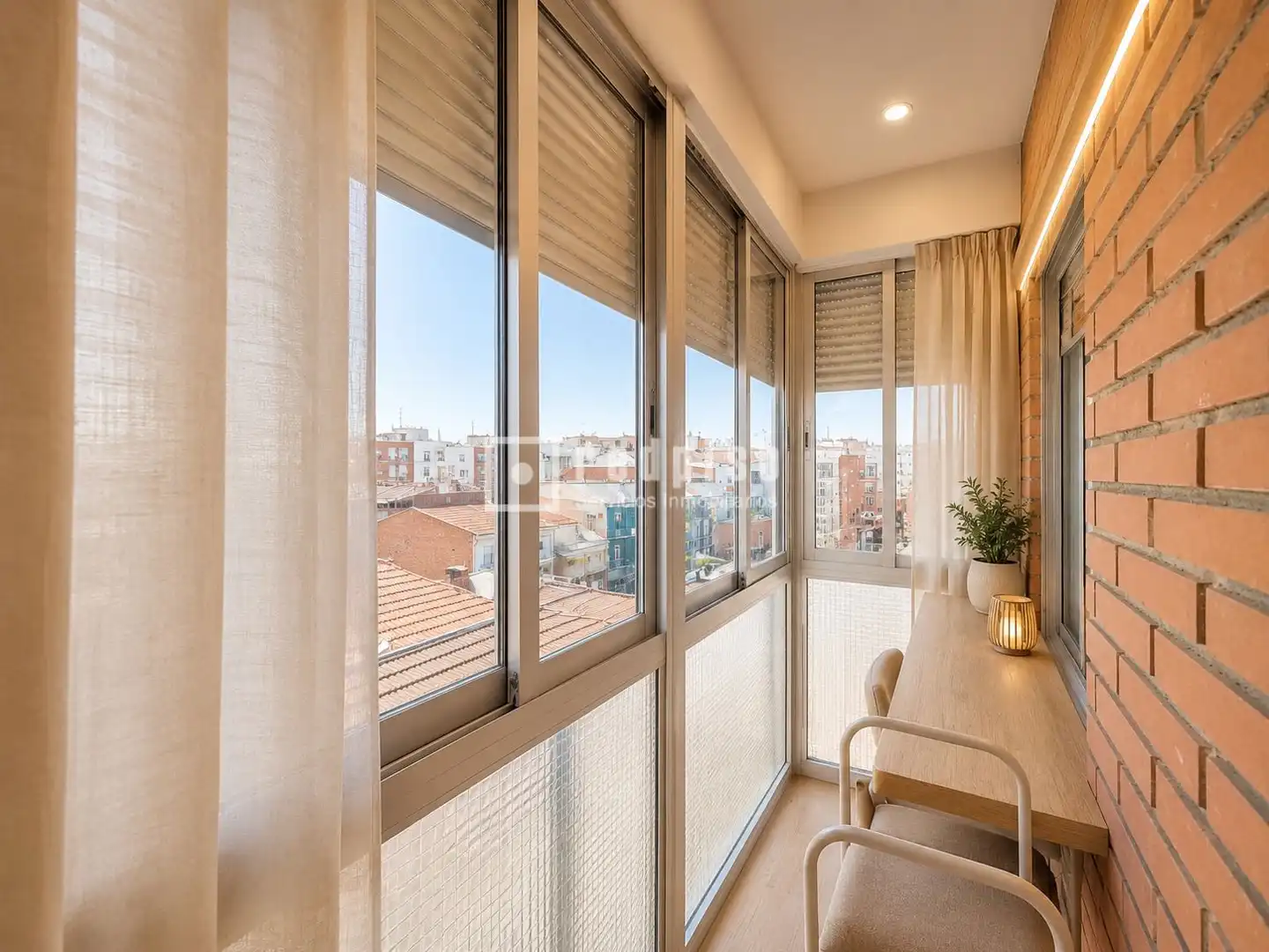 Balcony of Flat for sale in Madrid