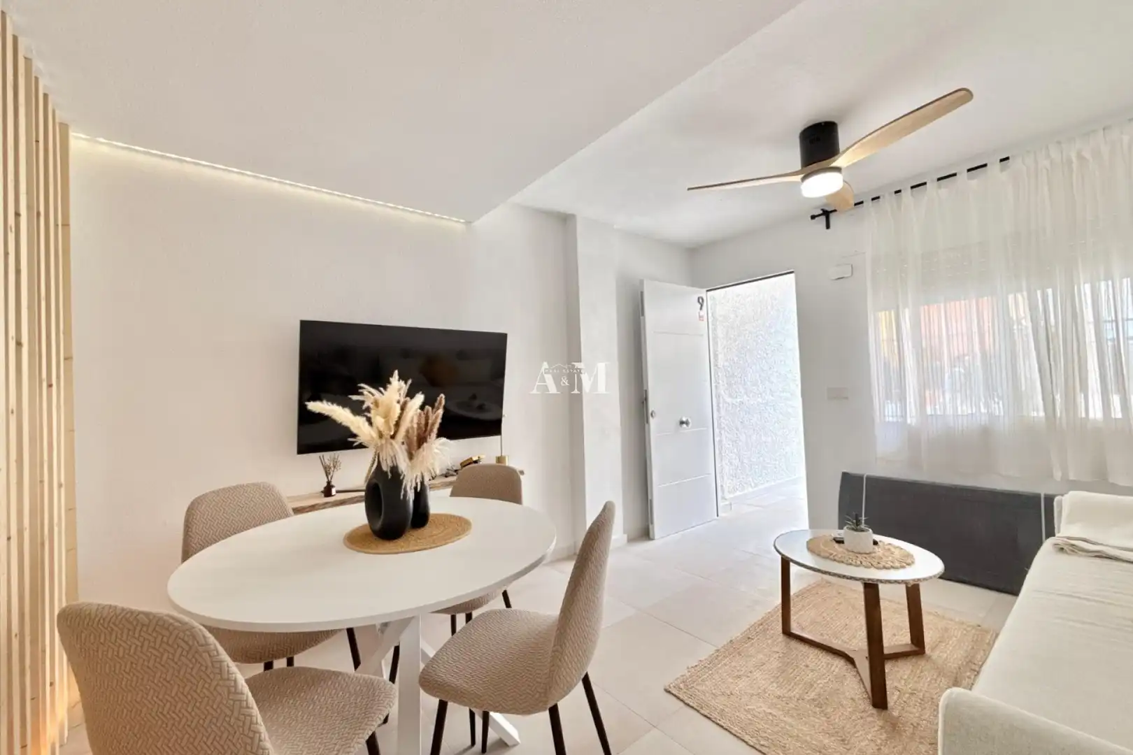 Sala de estar de Casa o chalet de alquiler en Los Alcázares con Calefacción, Jardín privado y Terraza