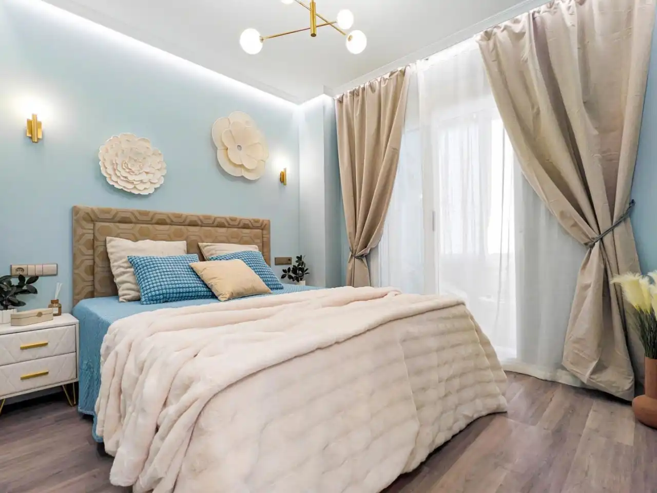 Schlafzimmer von Wohnung zum Verkauf in Torrevieja mit Klimaanlage, Heizung und Terrasse
