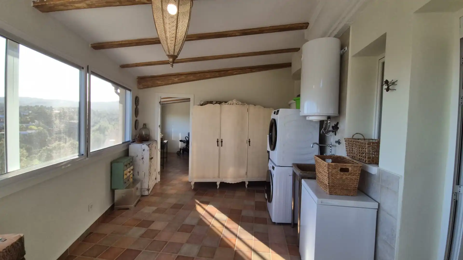 Cuina de Casa adosada en venda en Murcia amb Aire condicionat, Jardí privat i Terrassa