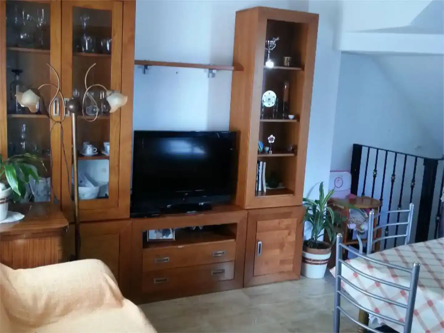 Sala de estar de Dúplex en venta en Abarán con Aire acondicionado, Parquet y Trastero