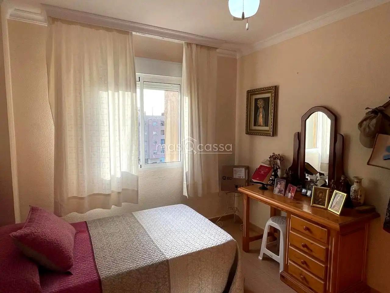 Bedroom of Flat for sale in La Línea de la Concepción  with Air Conditioner
