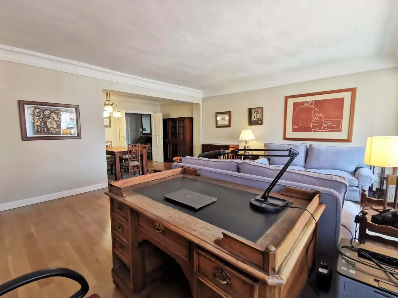 Living room of Apartments for rent in Madrid  with Air Conditioner, Heating and Storage room