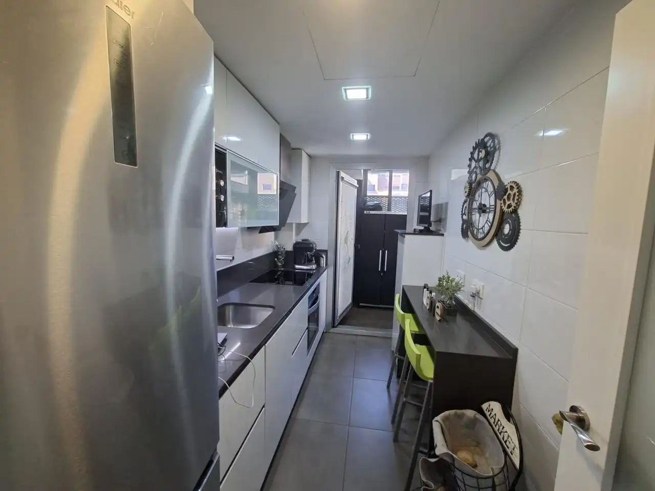 Kitchen of Flat for sale in Madrid  with Air Conditioner, Heating and Terrace