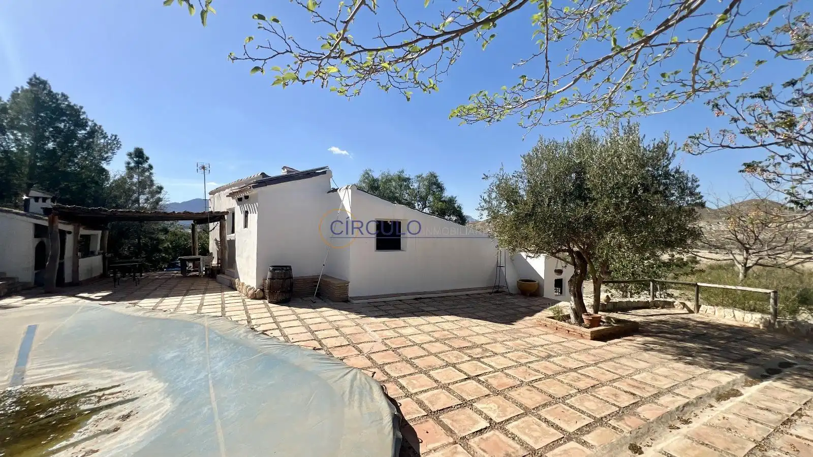 Vista exterior de Casa o chalet en venta en Lorca con Trastero y Piscina