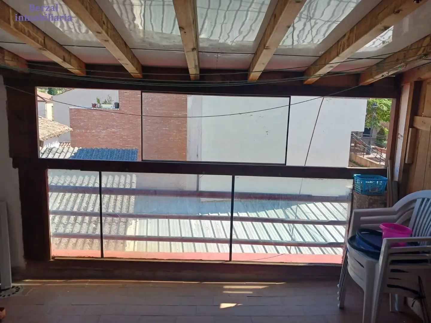 Balcony of Houses for sale in Hornos de Moncalvillo  with Private garden, Terrace and Storage room