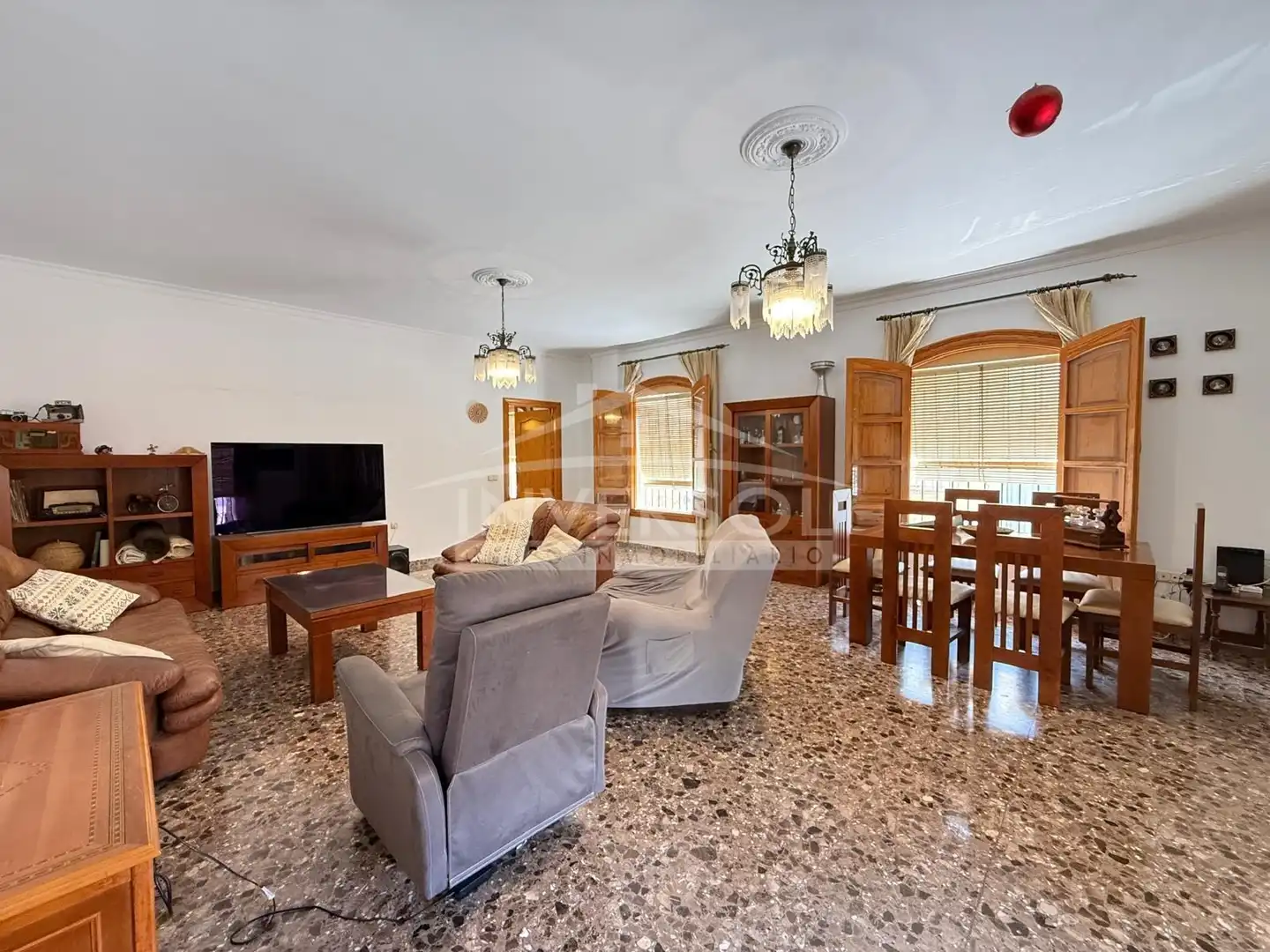 Sala d'estar de Casa o xalet en venda en Adra amb Aire condicionat, Calefacció i Jardí privat