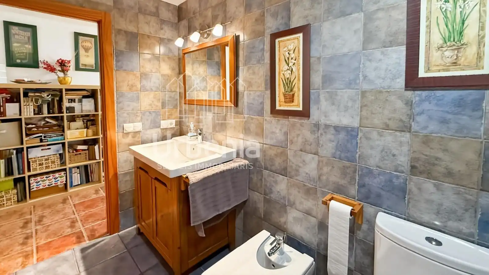 Bathroom of Flat for sale in Tordera  with Heating, Terrace and Furnished