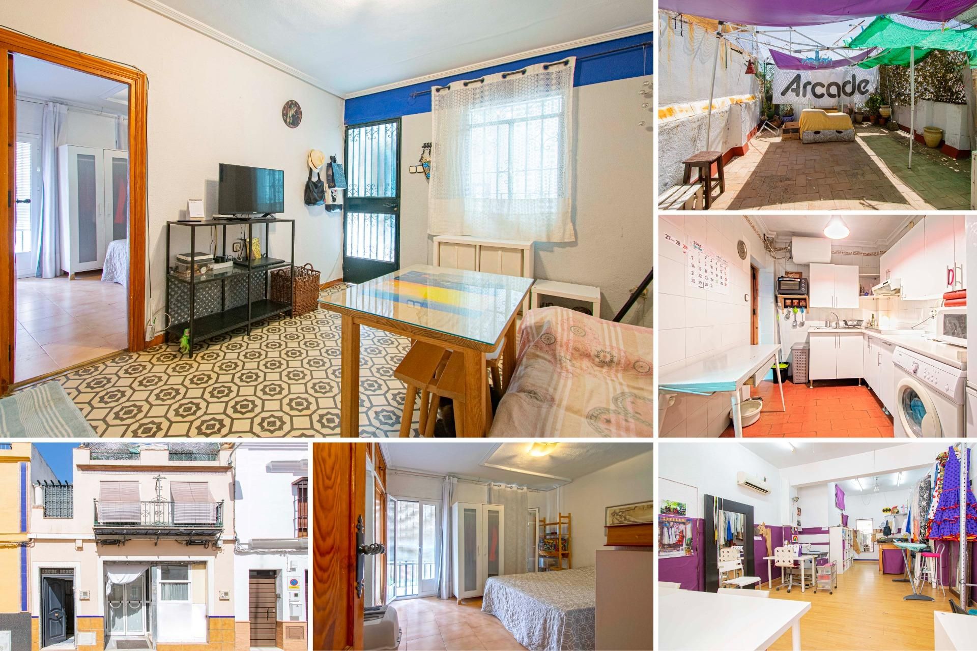 Exterior view of House or chalet for sale in  Sevilla Capital  with Air Conditioner, Storage room and Balcony