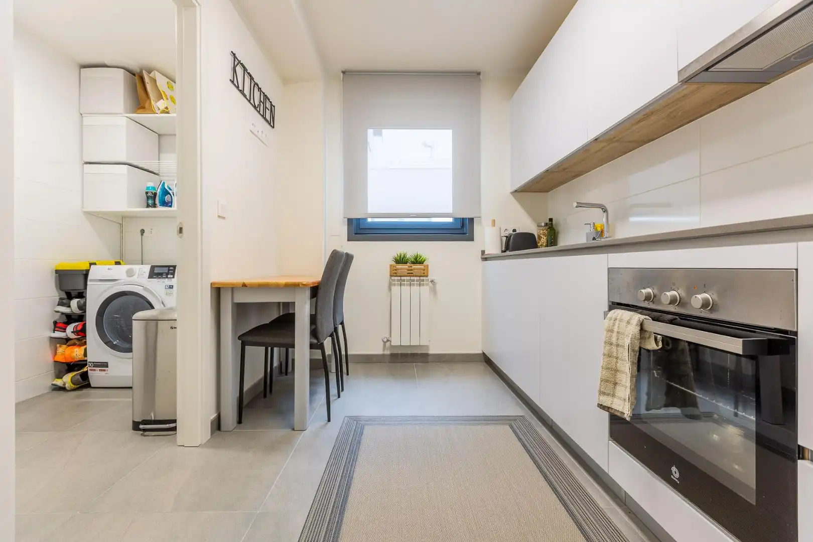 Cocina de Piso en venta en A Coruña Capital  con Calefacción, Jardín privado y Terraza