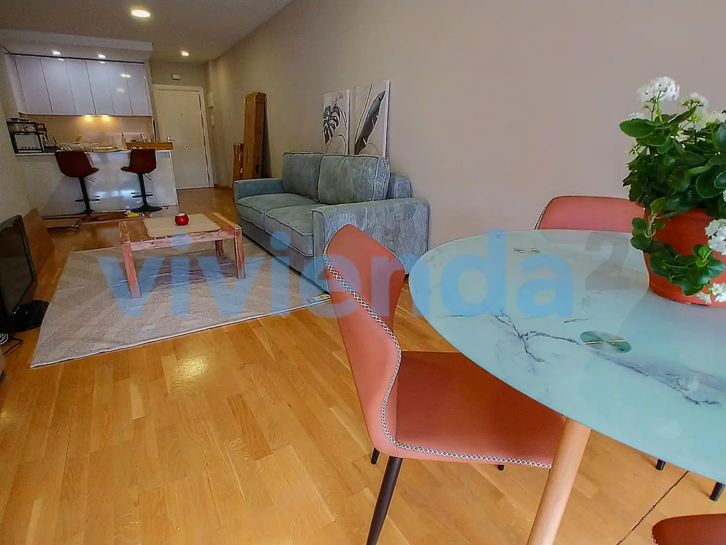 Living room of Flat for sale in Madrid  with Heating, Swimming Pool and Community pool