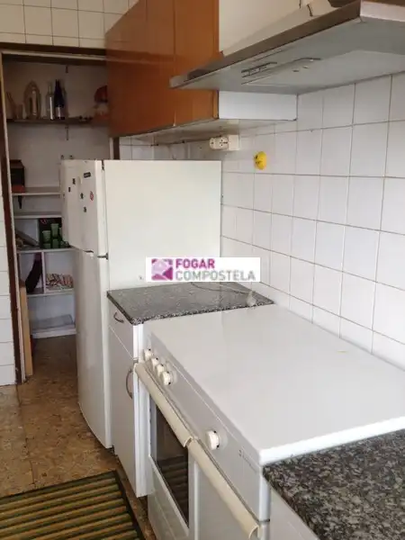 Kitchen of Flat for rent in Santiago de Compostela   with Furnished