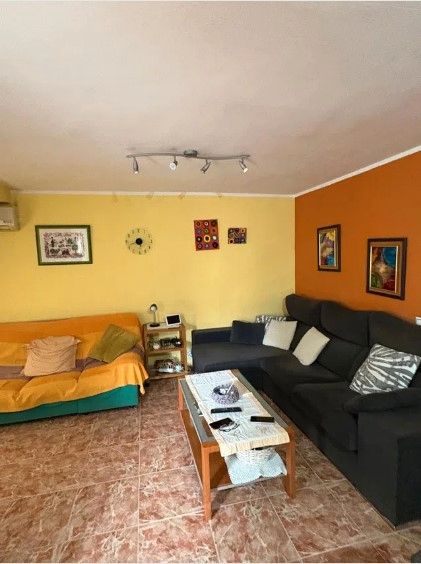 Living room of Flat for sale in  Tarragona Capital  with Air Conditioner, Furnished and Balcony