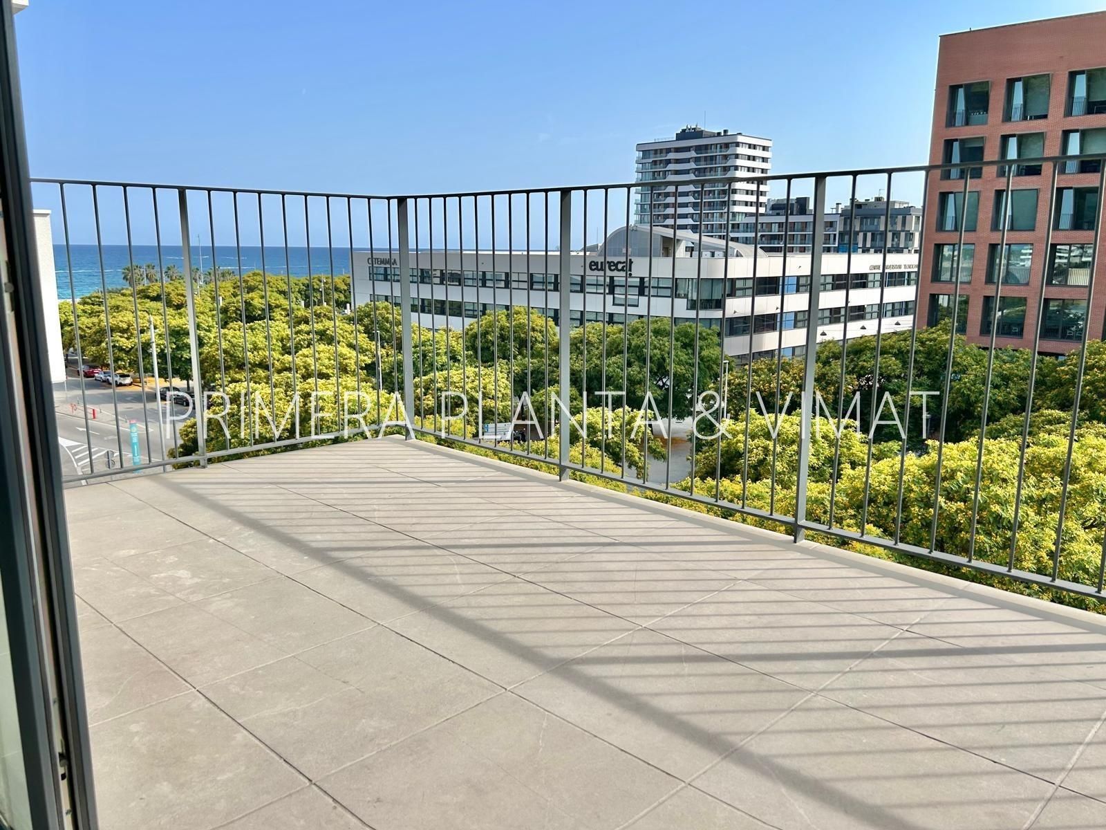 Terrace of Flat to rent in Mataró  with Air Conditioner, Heating and Terrace