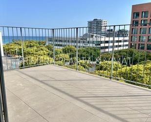 Terrace of Flat to rent in Mataró  with Air Conditioner, Heating and Terrace