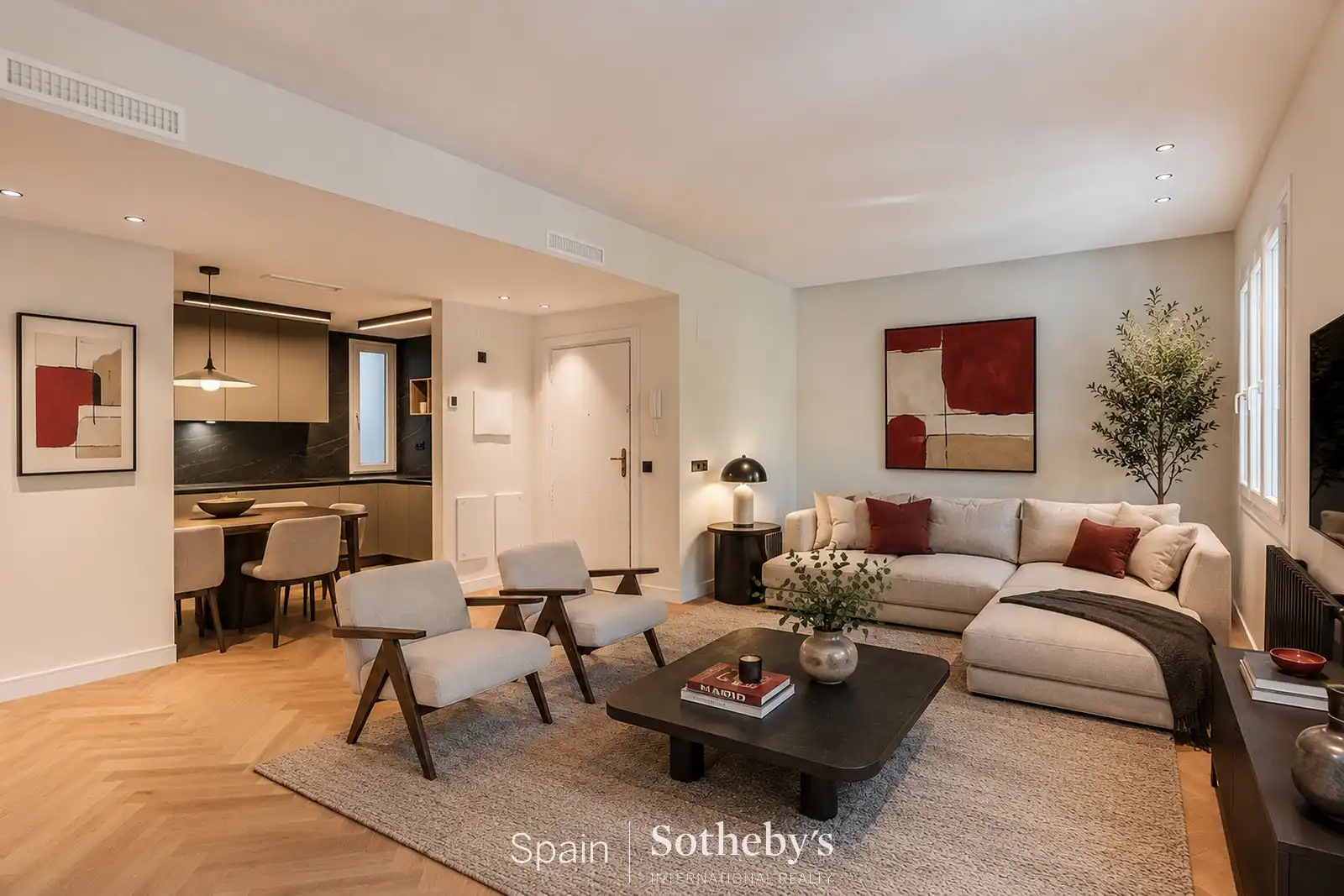 Sala d'estar de Apartament en venda en Madrid amb Aire condicionat i Calefacció