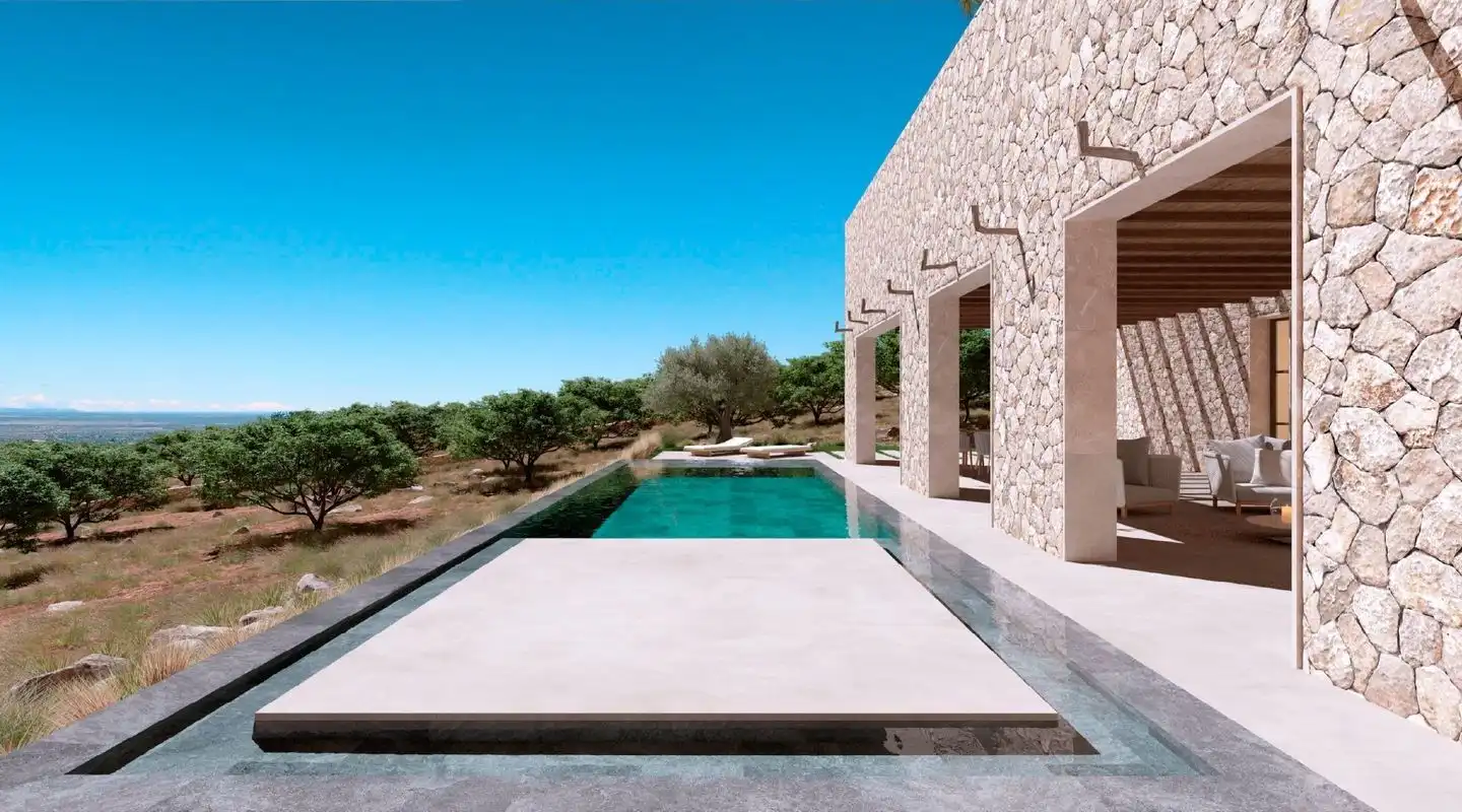 Piscina de Finca rústica en venda en Lloret de Vistalegre amb Calefacció, Jardí privat i Terrassa