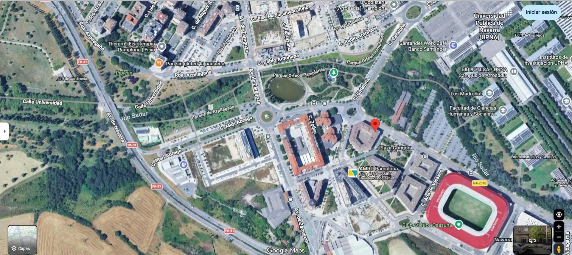 Exterior view of Flat for sale in  Pamplona / Iruña  with Heating, Parquet flooring and Storage room