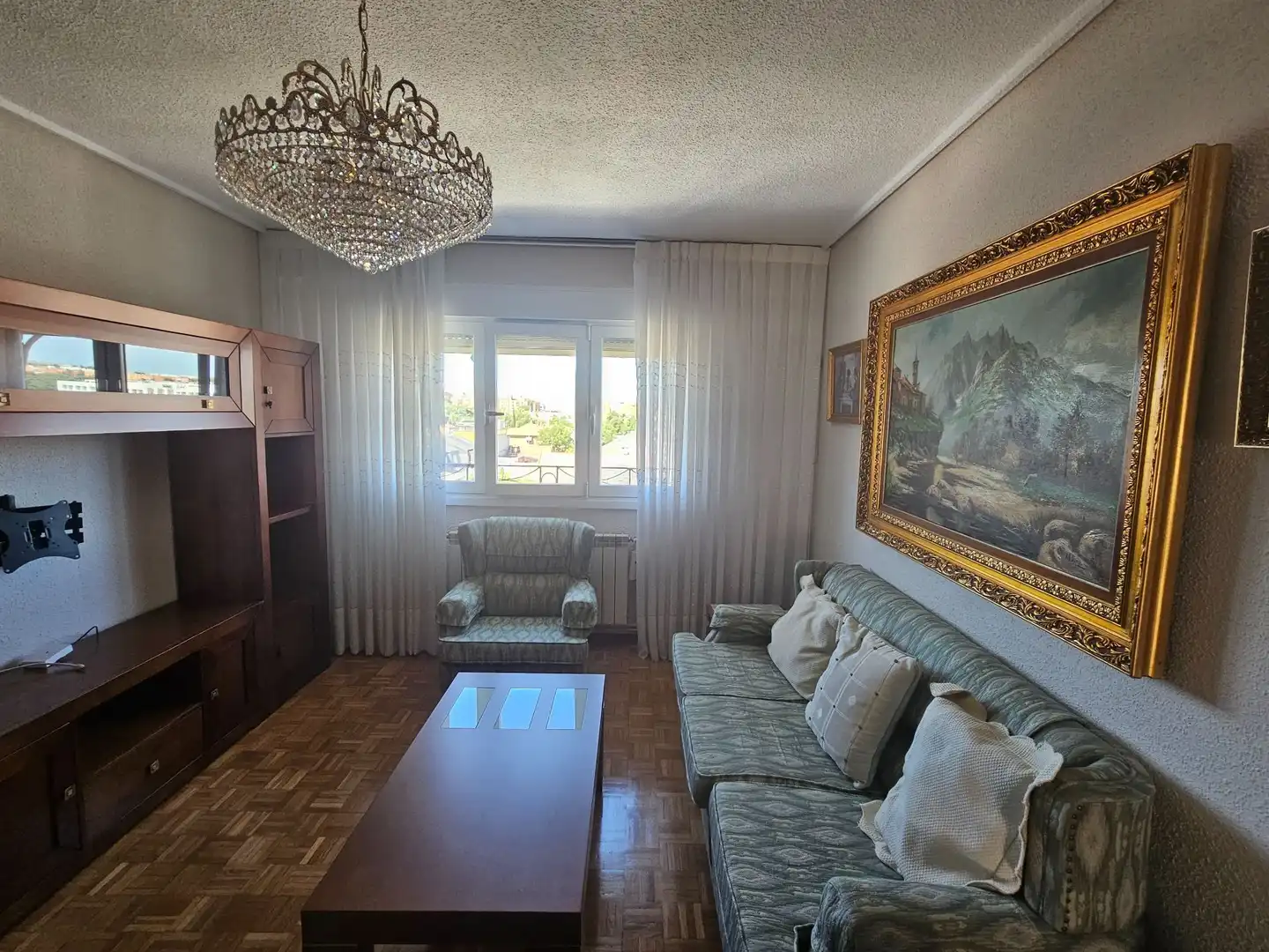 Sala de estar de Piso de alquiler en Madrid con Calefacción