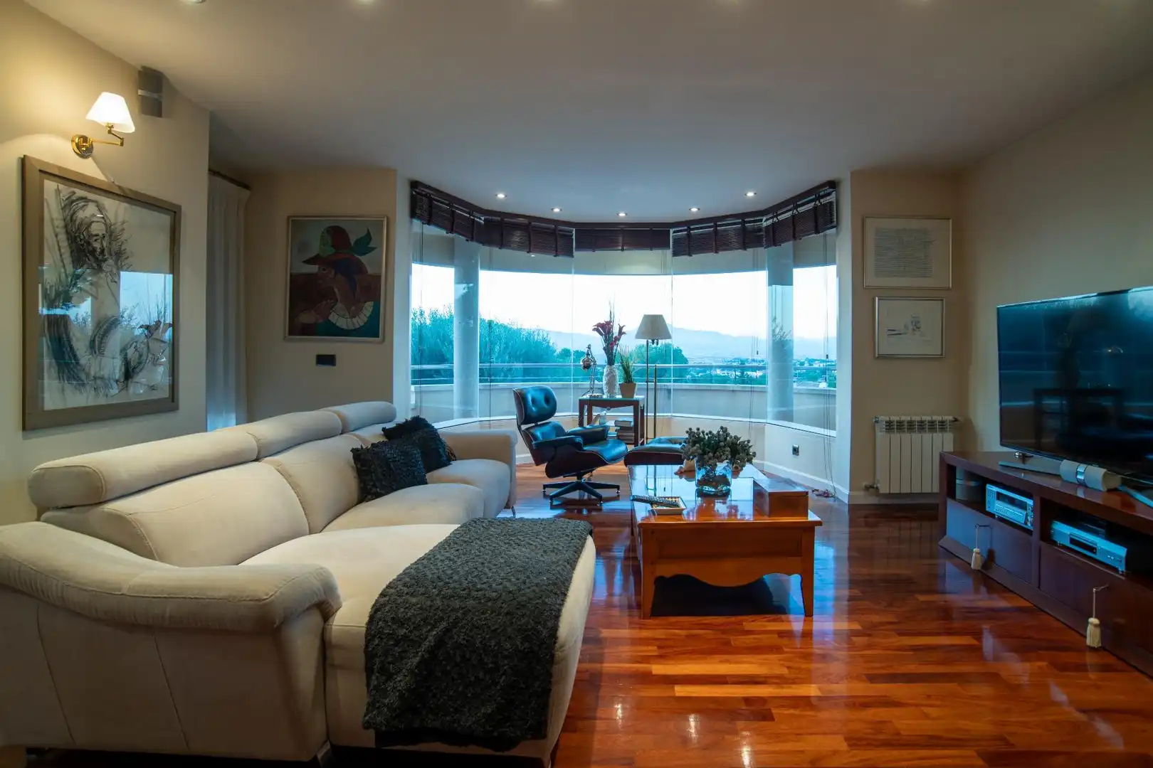 Sala de estar de Casa o chalet en venta en Molina de Segura con Calefacción, Jardín privado y Parquet
