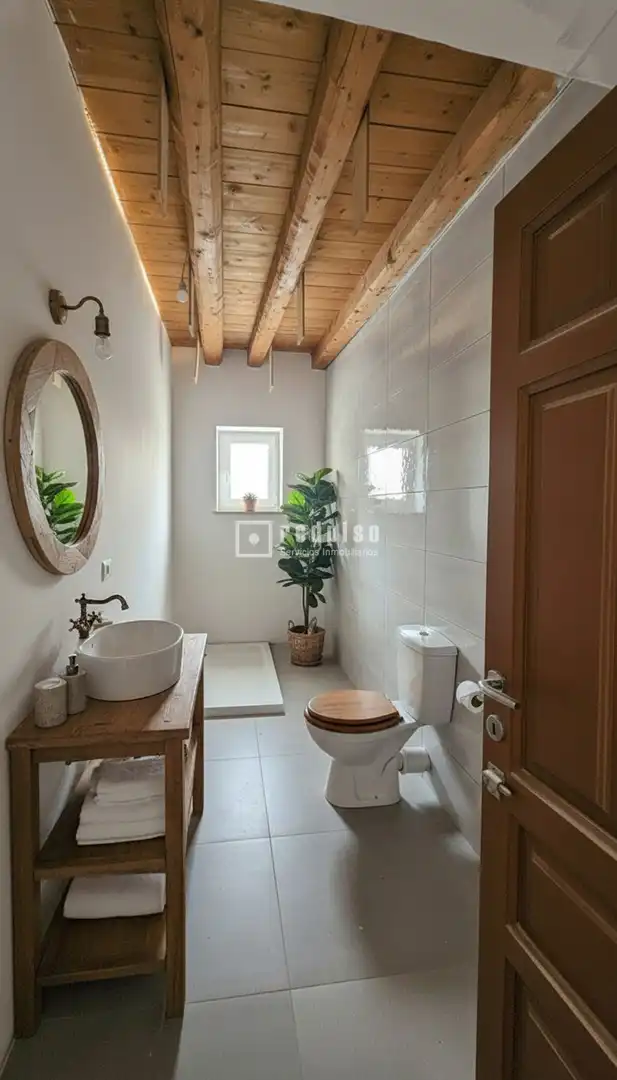 Bathroom of Houses for sale in Alfarnate  with Heating, Private garden and Terrace
