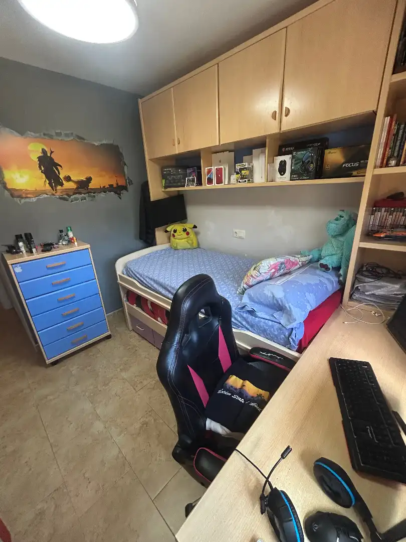 Schlafzimmer von Einfamilien-Reihenhaus zum Verkauf in Alhaurín de la Torre mit Klimaanlage, Privatgarten und Terrasse