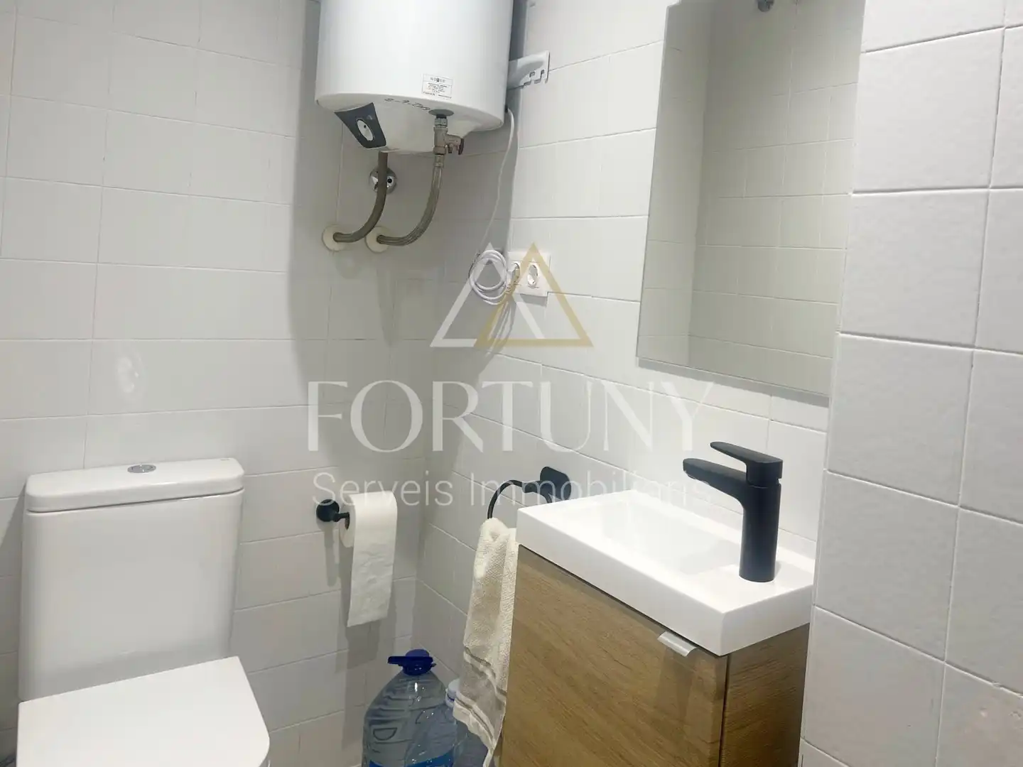 Baño de Dúplex de alquiler en Salou con Aire acondicionado