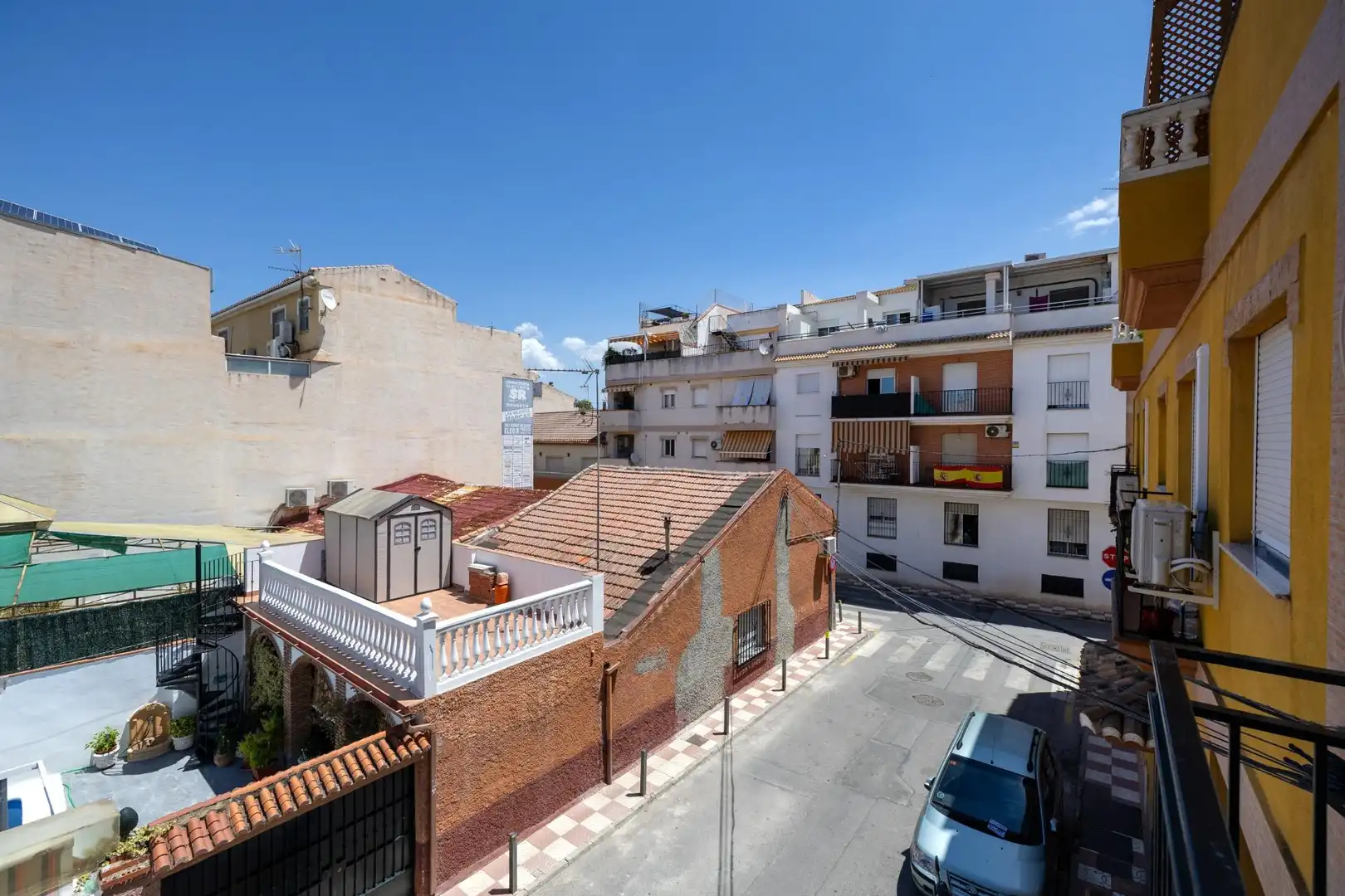 Exterior view of Flat for sale in Churriana de la Vega  with Air Conditioner, Heating and Balcony