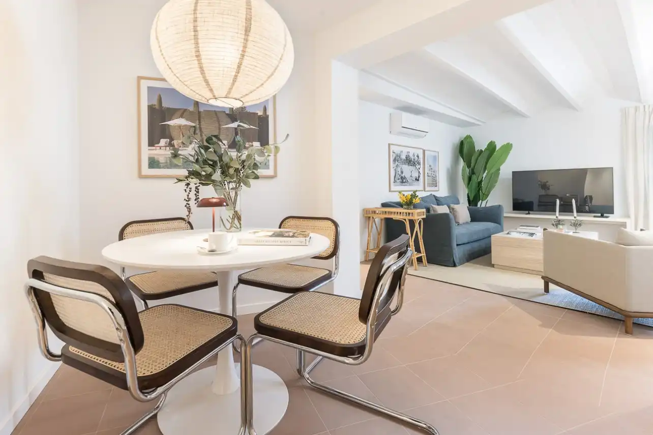 Dining room of Apartments for rent in Valencia  with Air Conditioner, Heating and Private garden