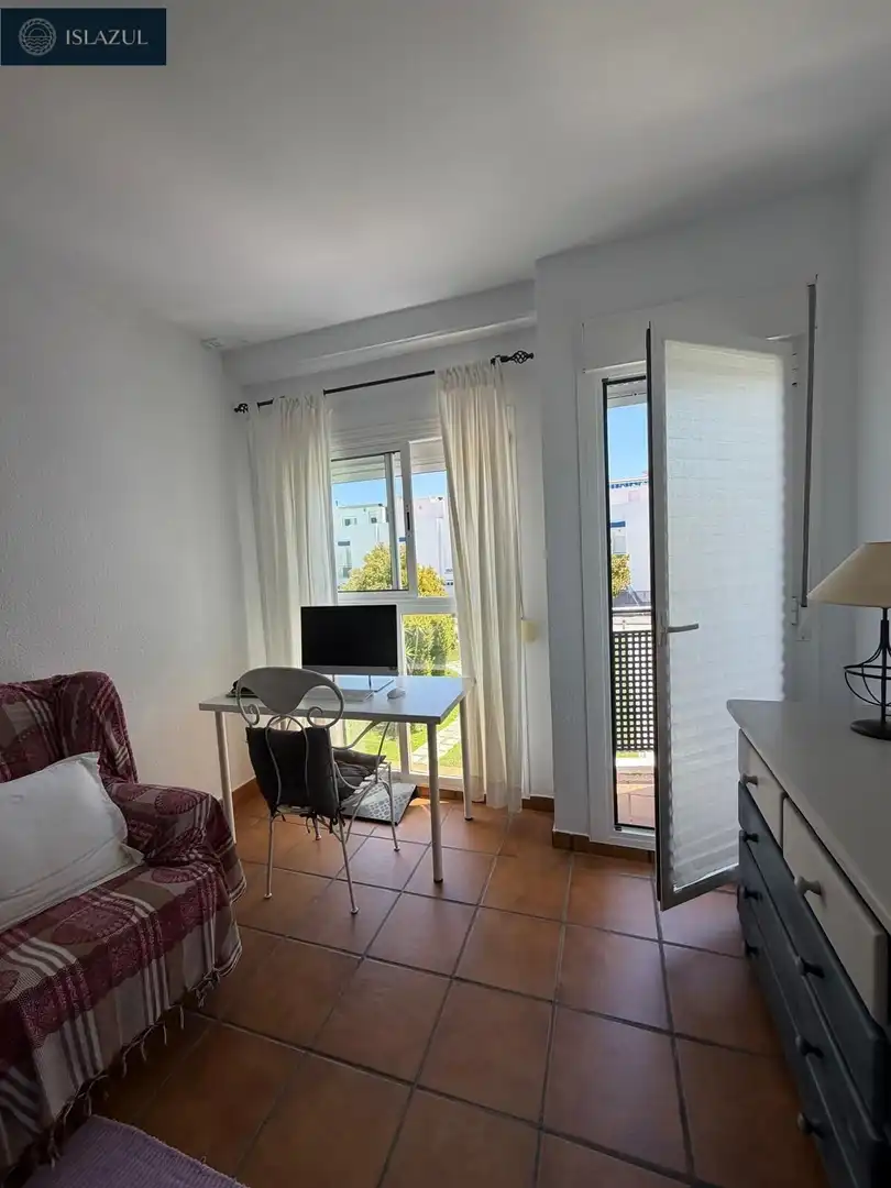 Terrasse von Maisonette zum Verkauf in Islantilla mit Klimaanlage, Heizung und Privatgarten