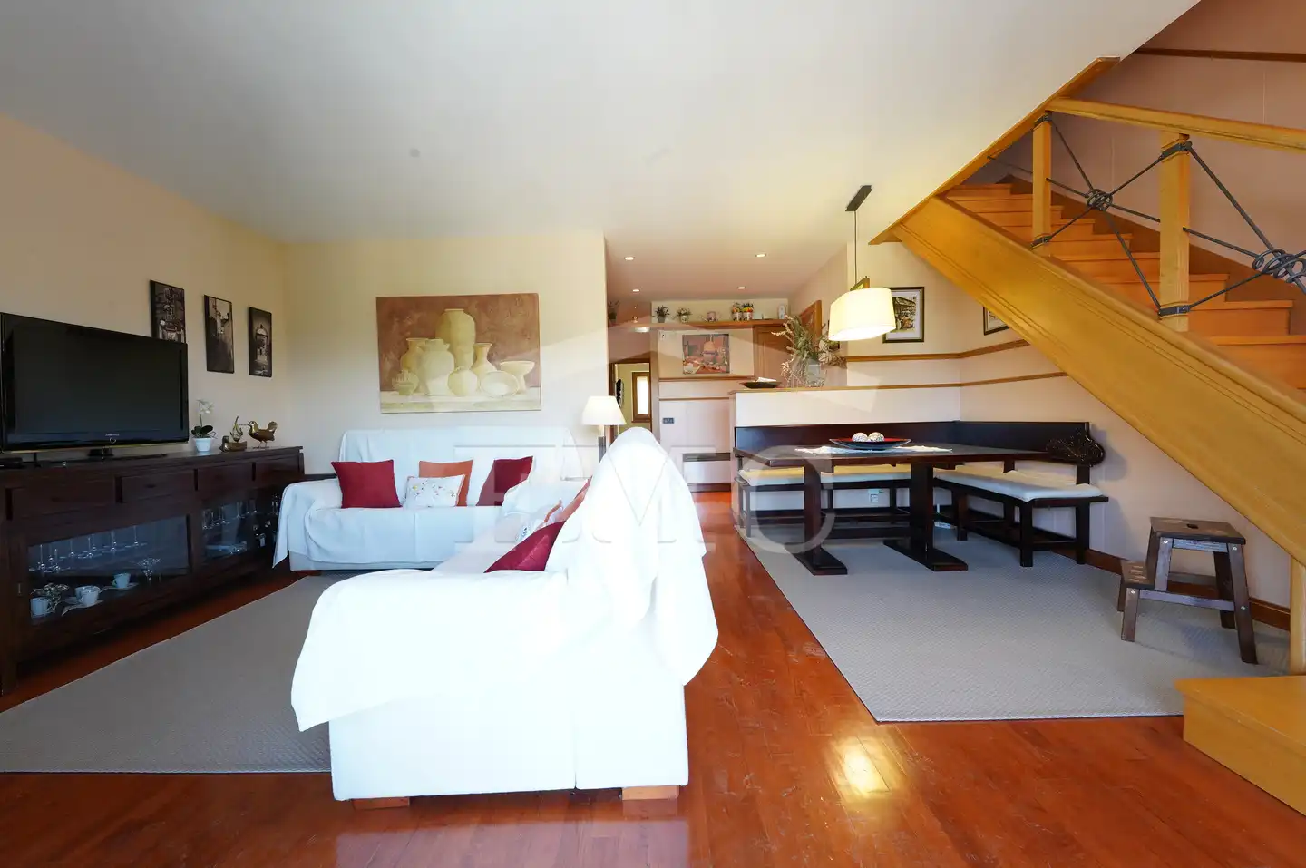 Sala d'estar de Pis en venda en Bolvir amb Calefacció, Parquet i Terrassa