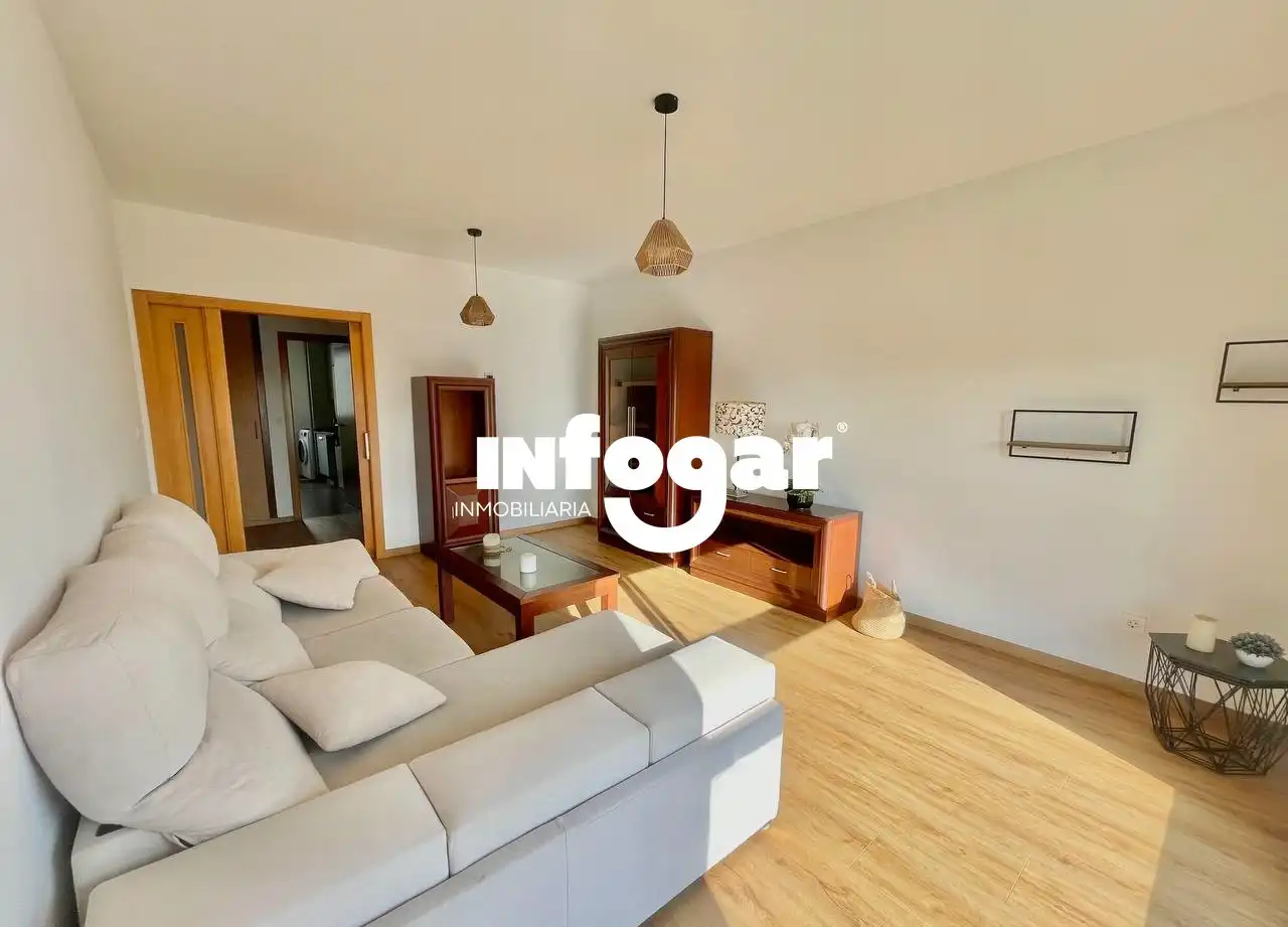 Living room of Flat for sale in A Guarda    with Heating, Parquet flooring and Storage room