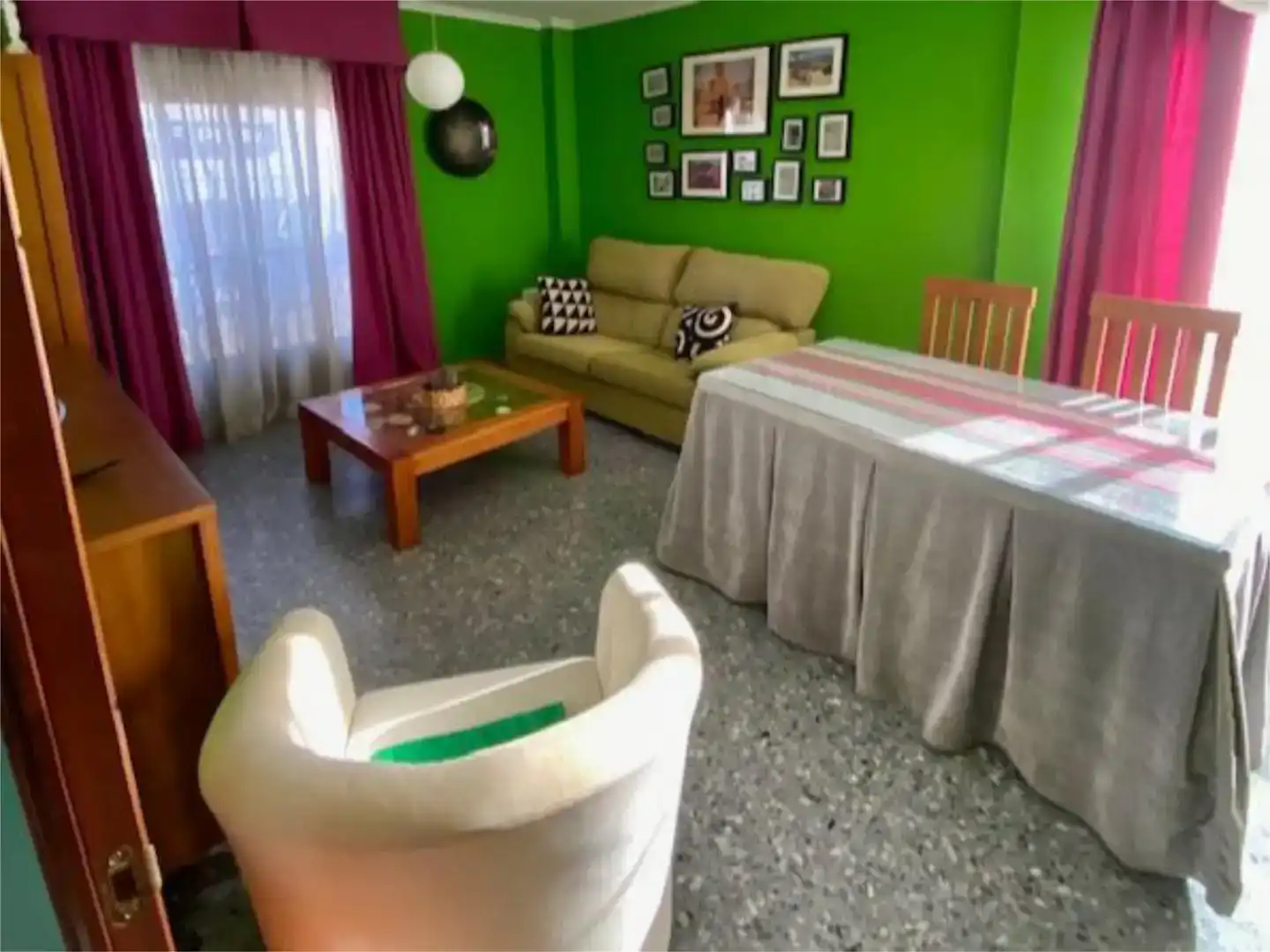 Wohnzimmer von Wohnung zum Verkauf in Montijo mit Balkon