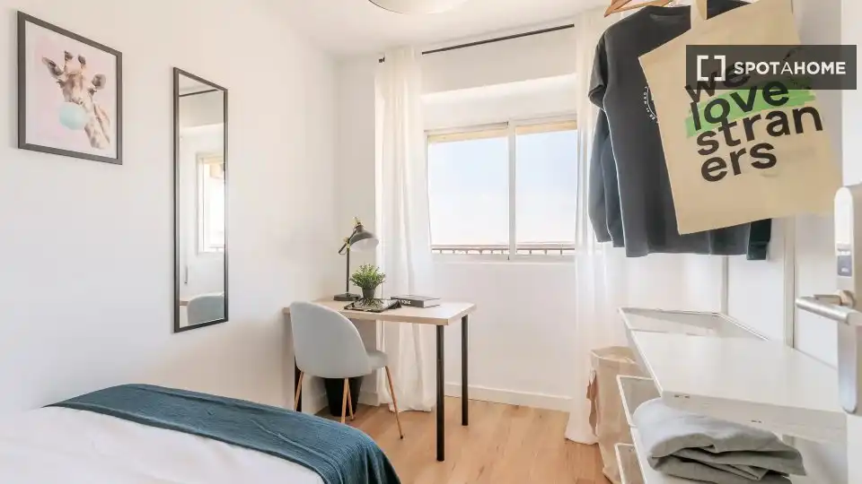 Bedroom of Flat for rent in Alicante / Alacant  with Air Conditioner, Heating and Furnished