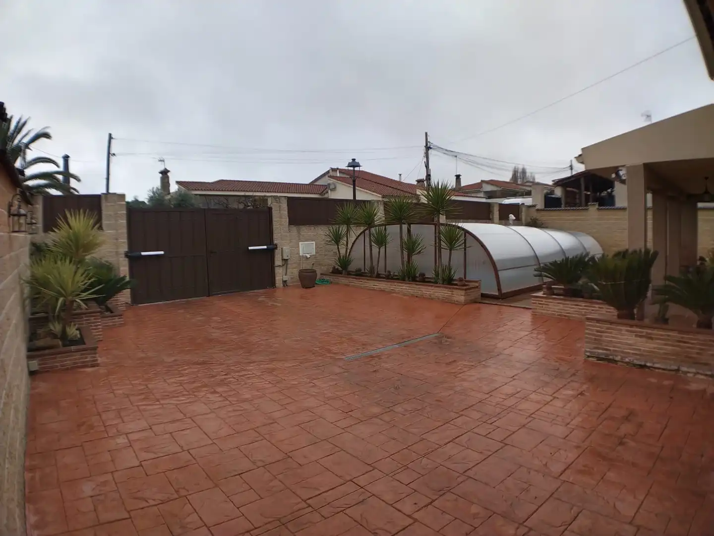 Terrassa de Casa o xalet en venda en Moraleja de Enmedio amb Aire condicionat, Calefacció i Jardí privat