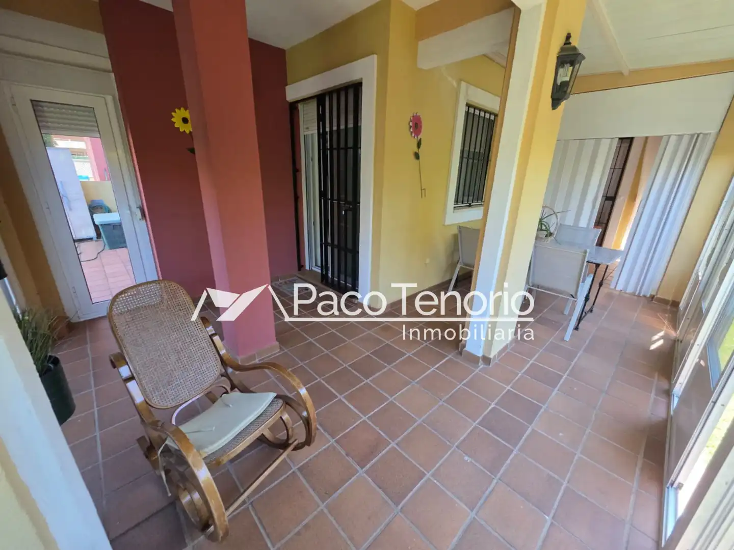 Terrasse von Wohnung zum Verkauf in Islantilla mit Privatgarten, Terrasse und Abstellraum