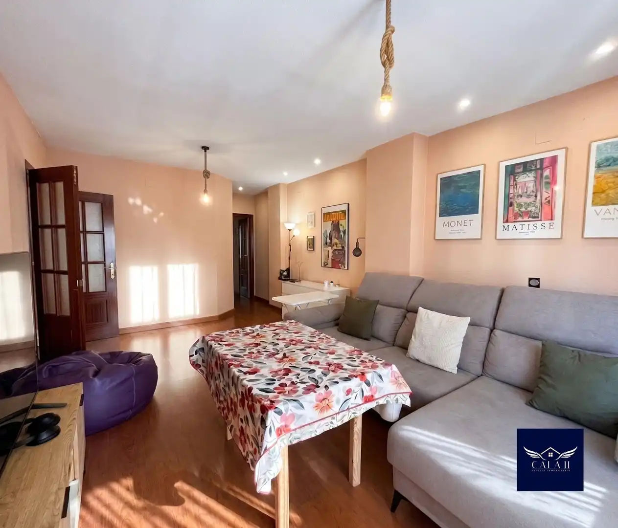 Wohnzimmer von Wohnung zum Verkauf in Huelva mit Klimaanlage, Möbliert und Balkon