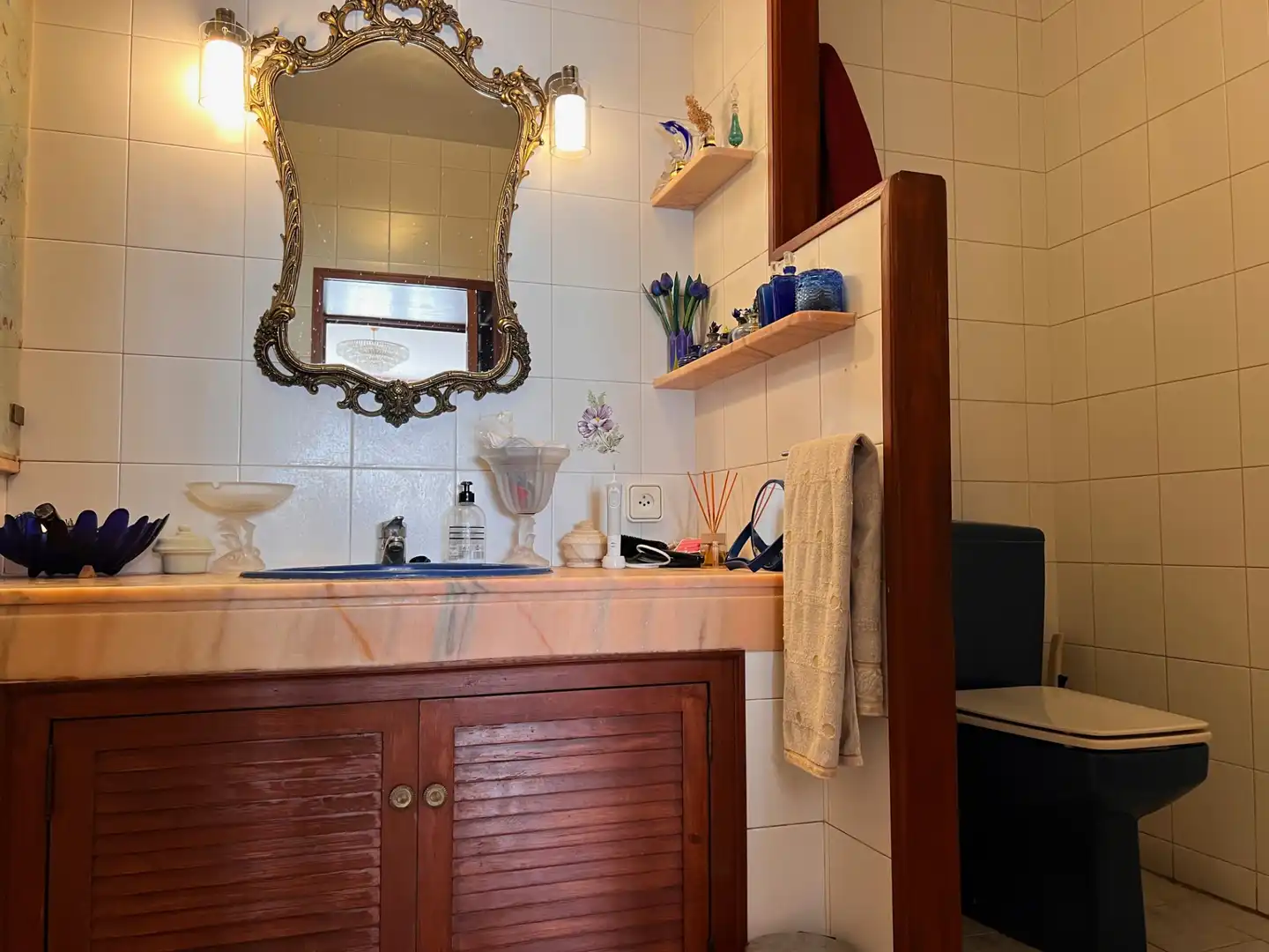 Bany de Casa adosada en venda en Vilassar de Dalt amb Calefacció, Jardí privat i Terrassa