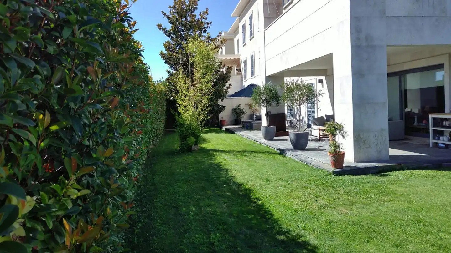 Jardín de Planta baja de alquiler en Madrid con Aire acondicionado, Calefacción y Jardín privado
