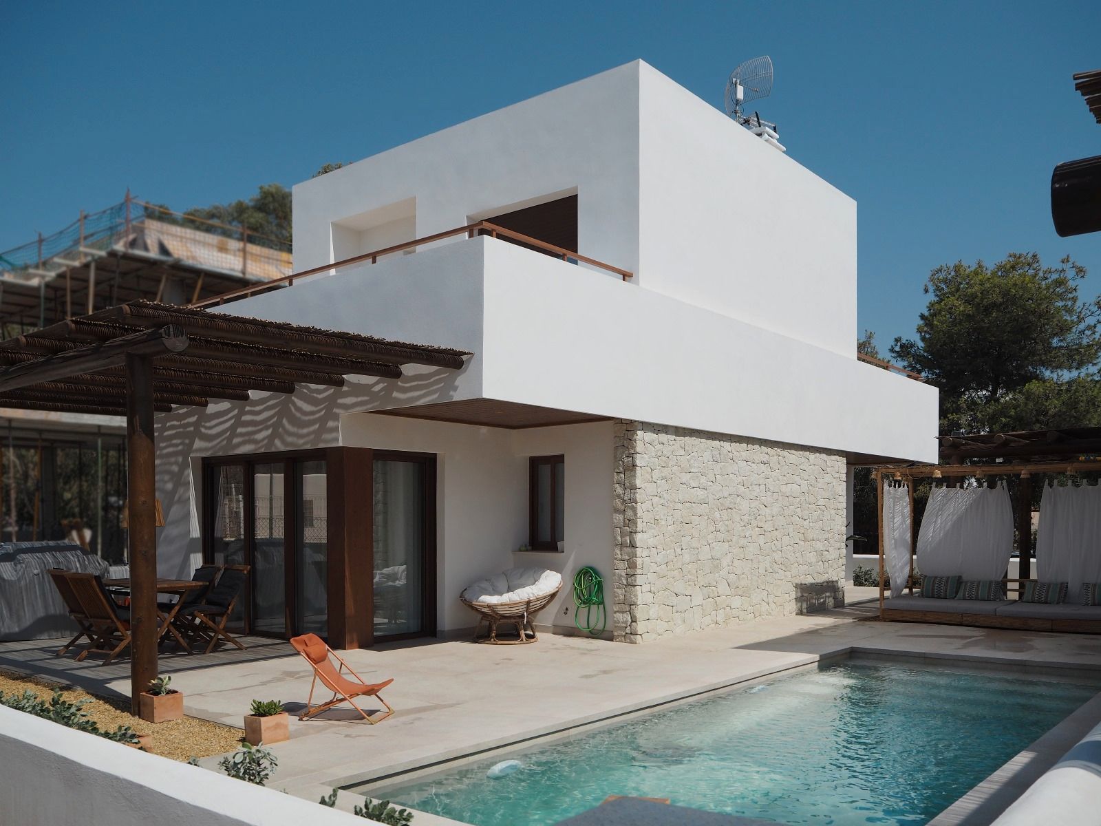 Exterior view of House or chalet for sale in Cuevas del Almanzora  with Private garden, Terrace and Swimming Pool